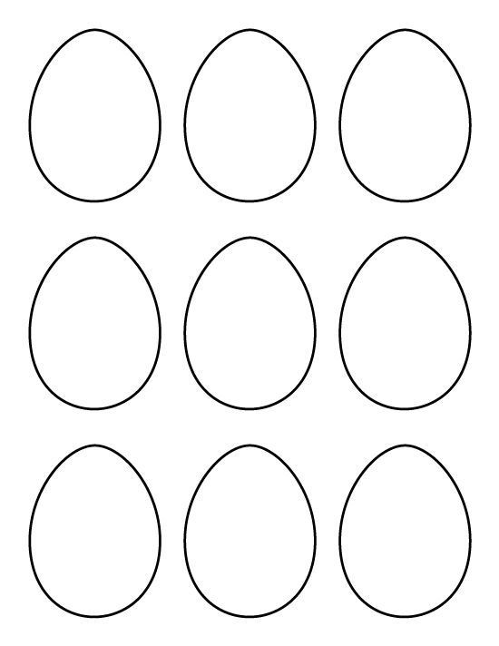 Free Printable Easter Egg Templates To Colour